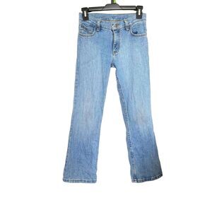 Wrangler Boys Jeans Size 10 Regular Light Wash Denim Straight Back to School